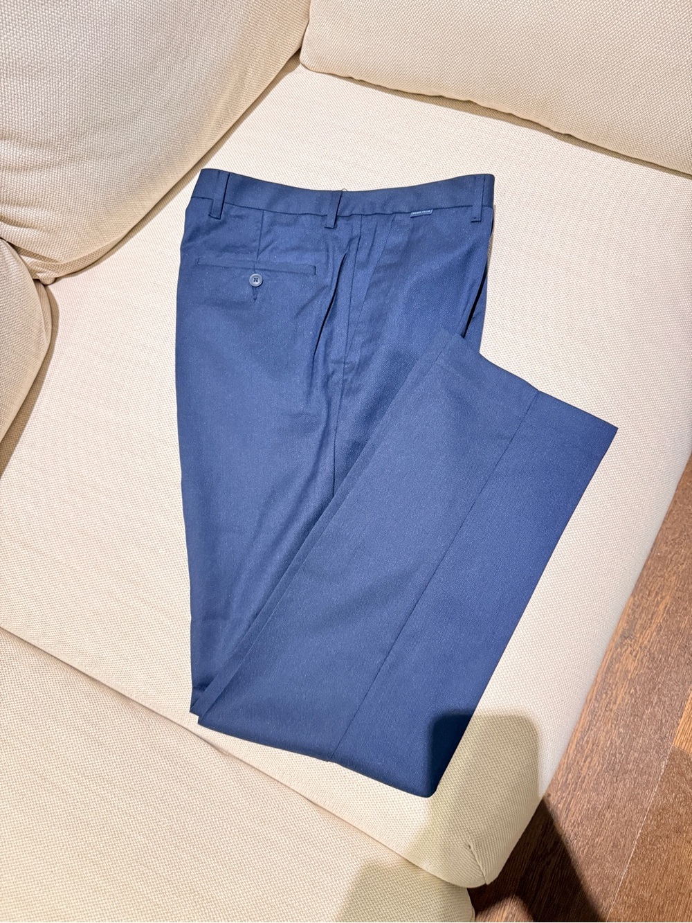 Perry Ellis Men's Navy Dress Pants